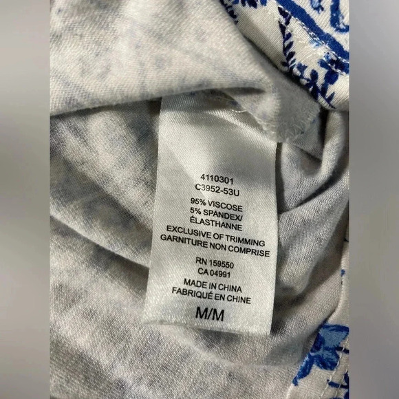 Dalia Summery Floral Boho Short  Sleeve Top - Picture 2 of 6